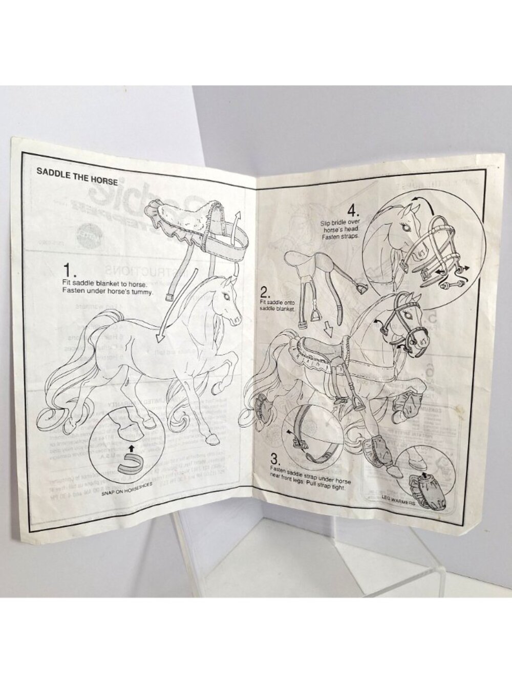 Barbie Star Stepper Horse Instructions Manual 1991 Mattel Vintage - Picture 6 of 10
